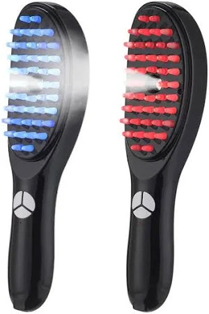 Red & Blue Light Therapy Massage Brush